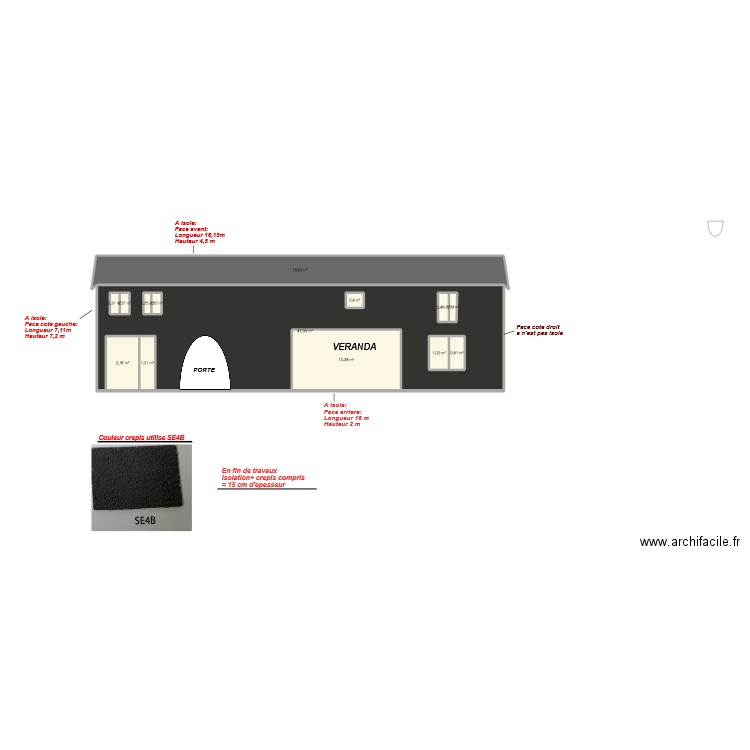 Maison 000YE0131. Plan de 0 pièce et 0 m2