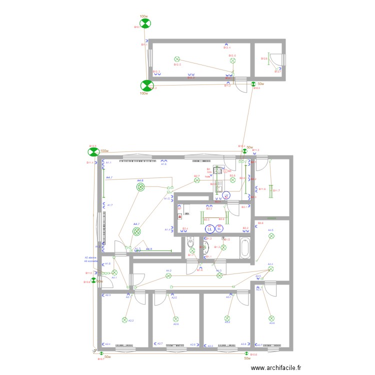 implantation electricte 29 09. Plan de 0 pièce et 0 m2