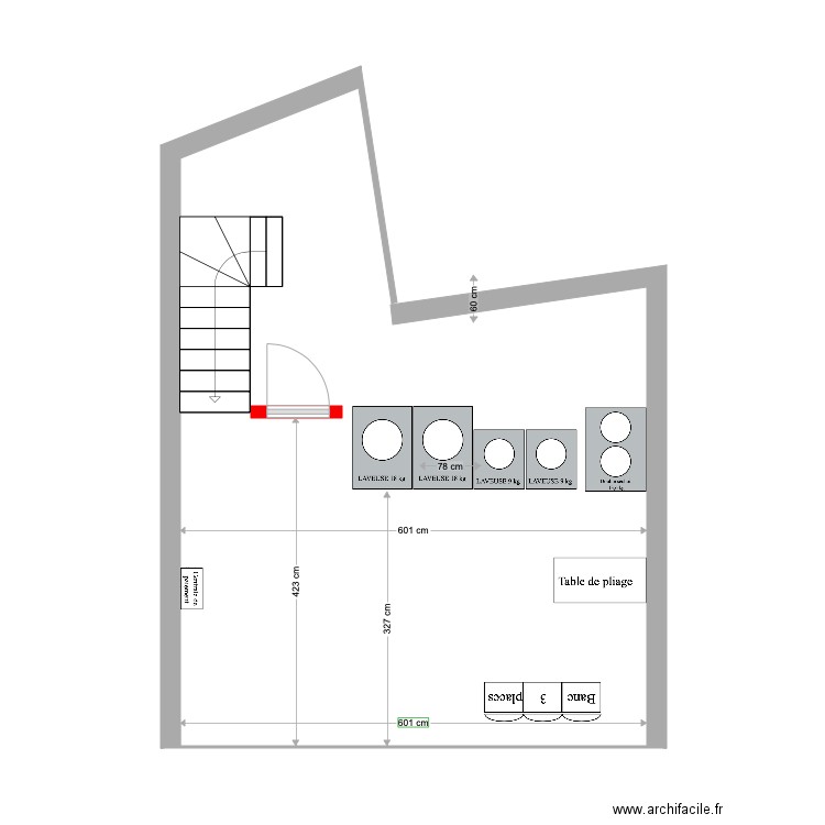 ALBIN JEAN JAURES. Plan de 0 pièce et 0 m2