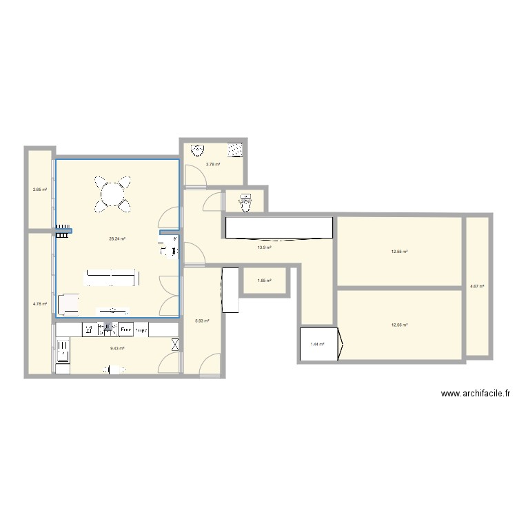 PROJECT MILLAN . Plan de 0 pièce et 0 m2