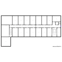 Plan r&eacute;sidence la cr&ecirc;te R+1