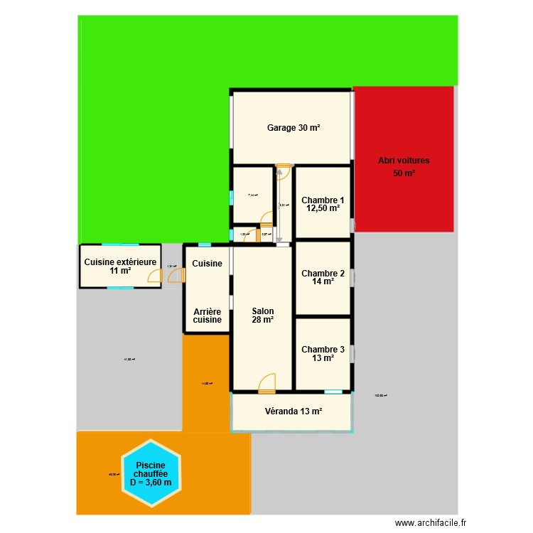 GRONDIN Emmanuel 19éme 2. Plan de 19 pièces et 581 m2