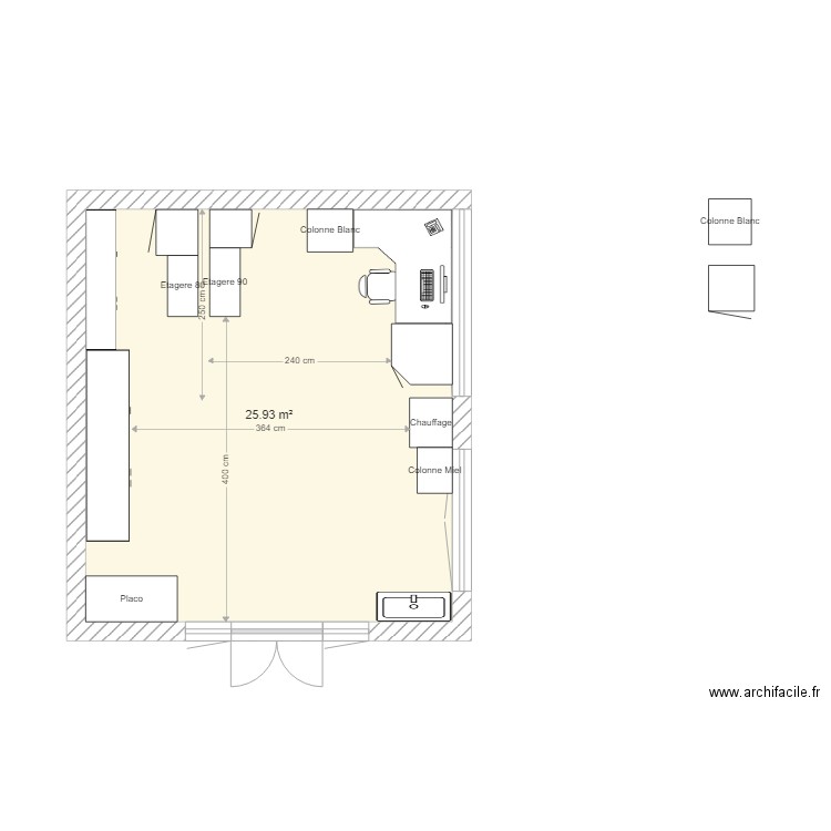 Dependance v2. Plan de 0 pièce et 0 m2