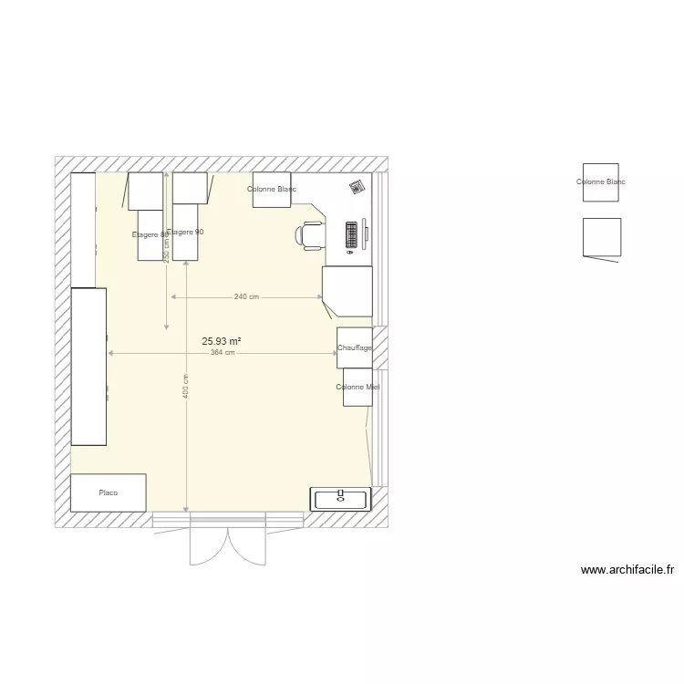 Dependance v2. Plan de 