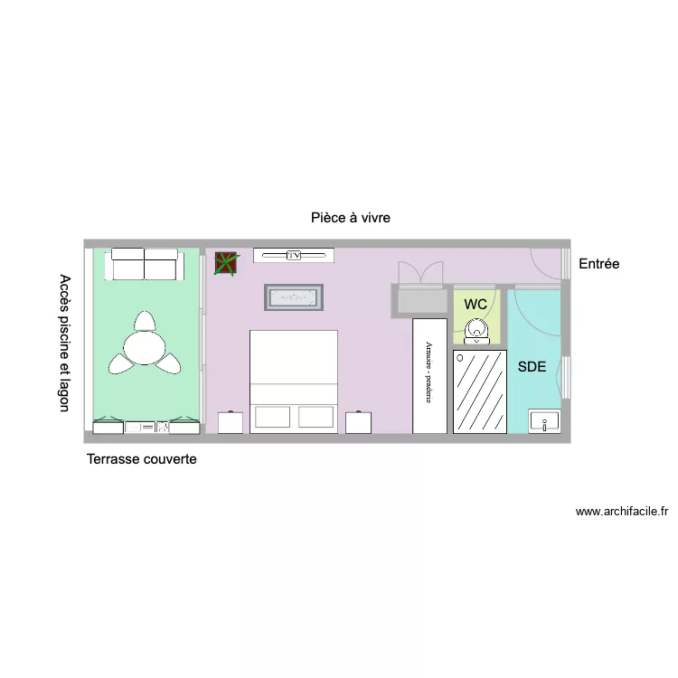 plan flamboyant . Plan de 