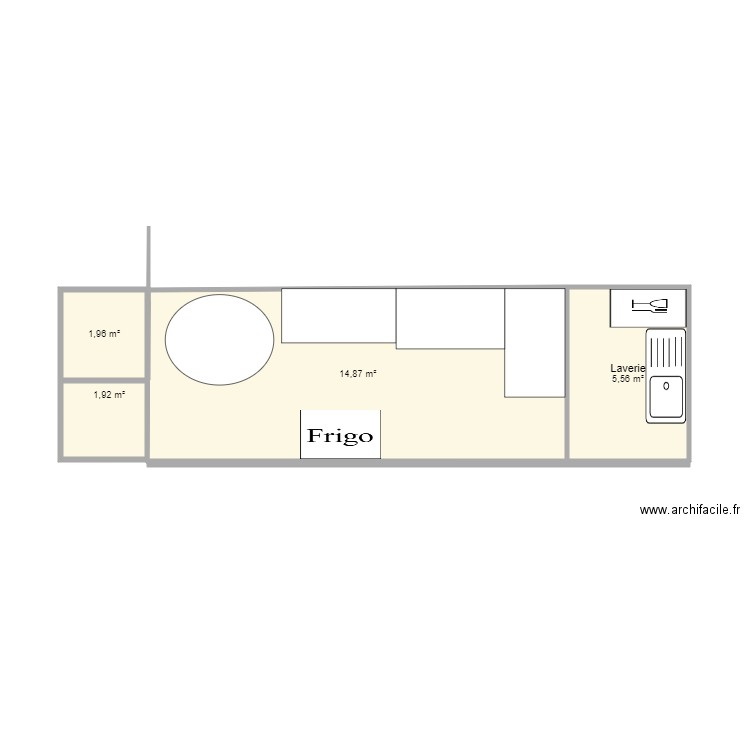 9 x 3. Plan de 0 pièce et 0 m2