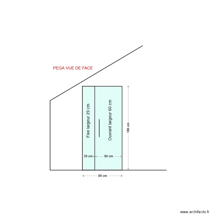 Pare douche DOm 2 . Plan de 0 pièce et 0 m2