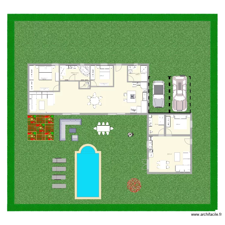 Maison idéale. Plan de Maison idéale. Plan de