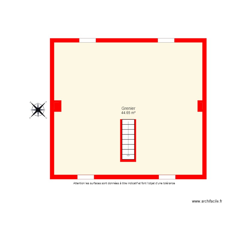 BI 6024 2eme étage. Plan de 0 pièce et 0 m2