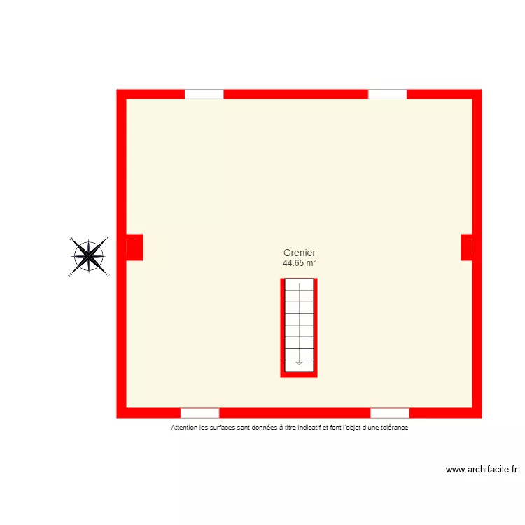 BI 6024 2eme &eacute;tage. Plan de 