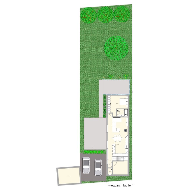 Nouveau Projet 2. Plan de 9 pièces et 181 m2