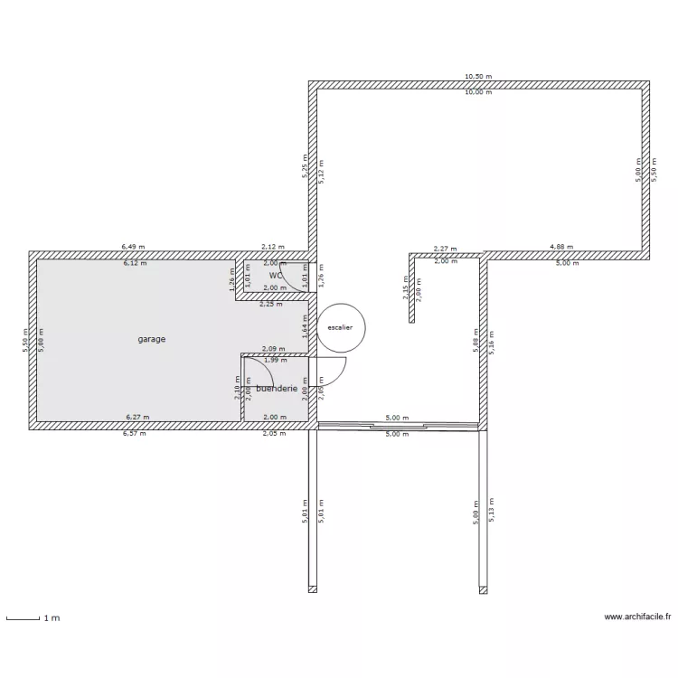 maison. Plan de 