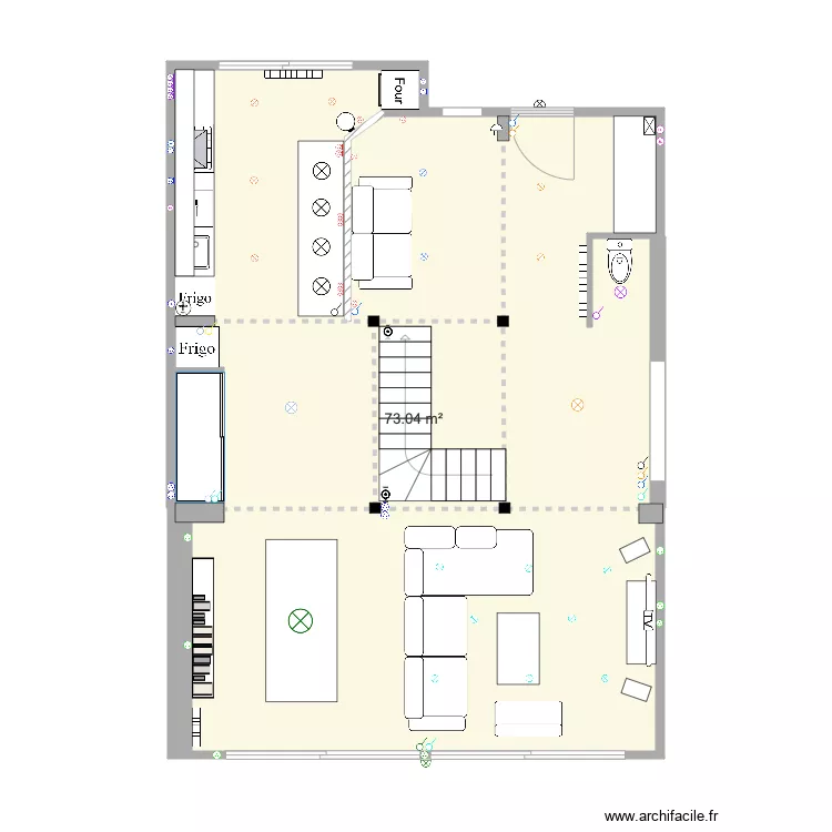Maison. Plan de Maison. Plan de