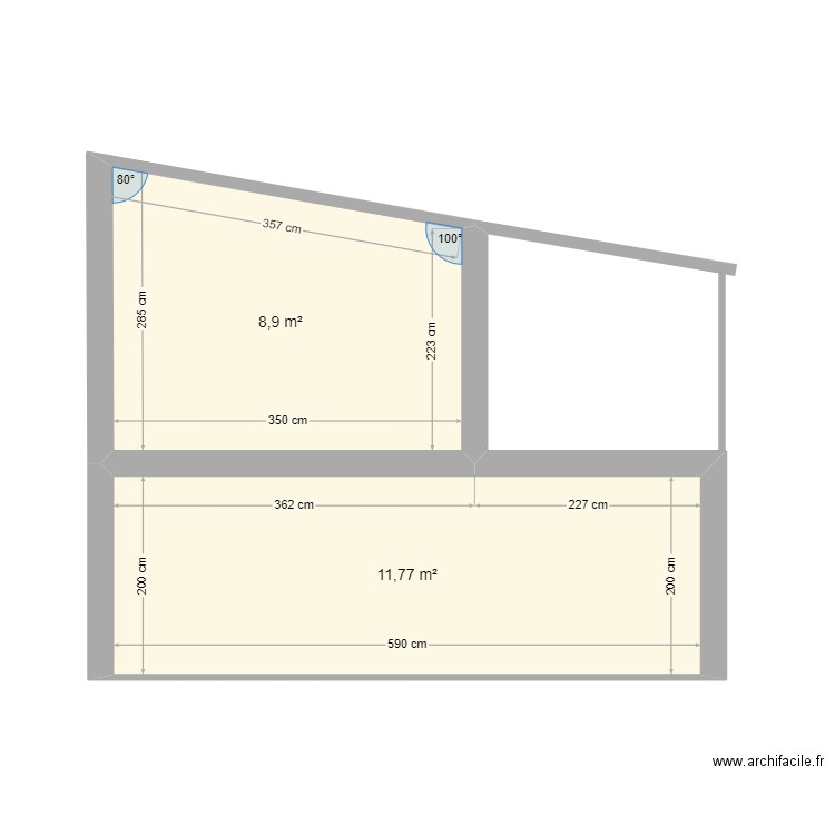 Projet maison Mangily étage 18 mai 2023. Plan de 0 pièce et 0 m2