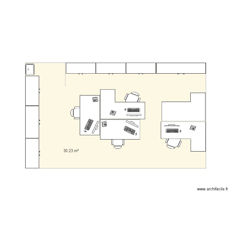 Zone management. Plan de 0 pièce et 0 m2