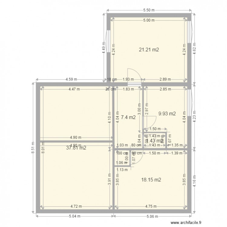 maison hamza. Plan de 0 pièce et 0 m2