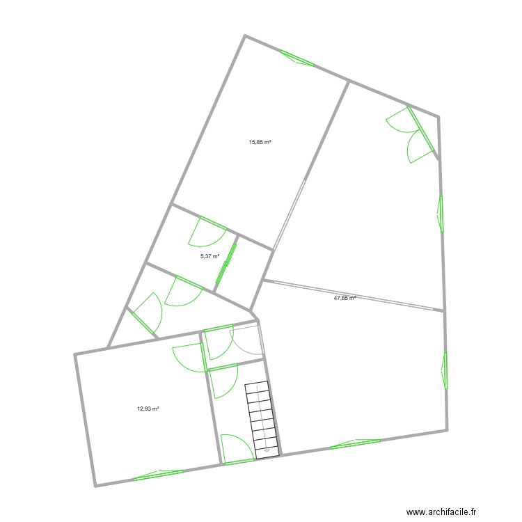 Schema de situation Nijverheid Rez. Plan de 0 pièce et 0 m2