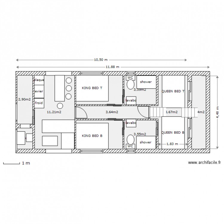 BUNGAFLO. Plan de 0 pièce et 0 m2