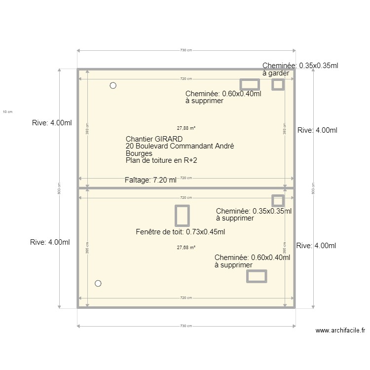 Plan GIRARD. Plan de 0 pièce et 0 m2