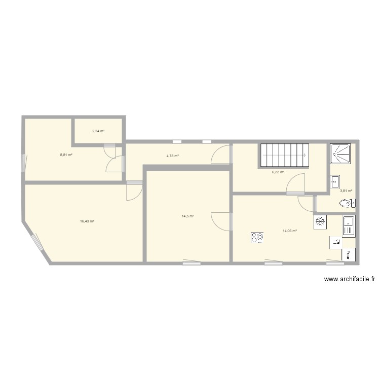 Immeuble Mont à Leux Wattrelos 2eme étage v1. Plan de 0 pièce et 0 m2