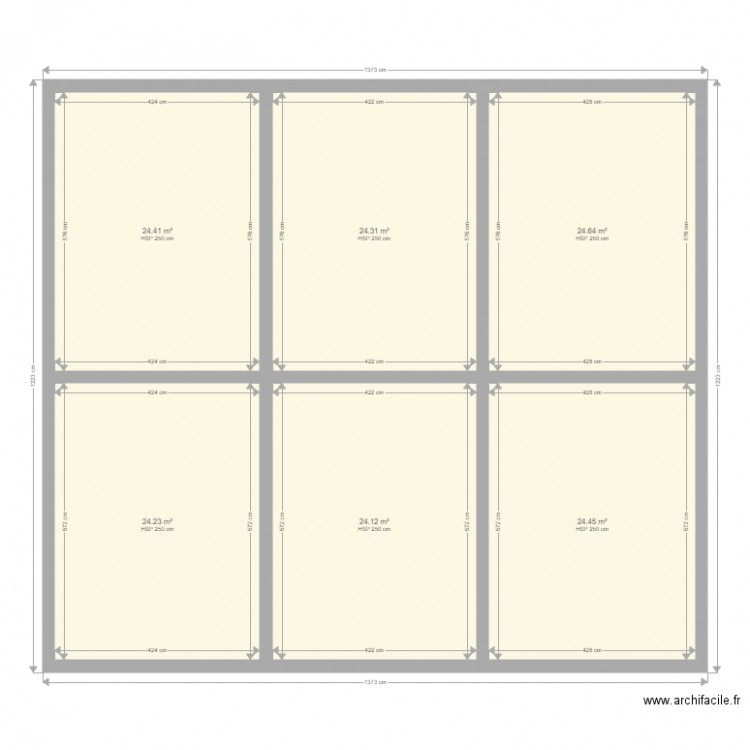 salle de classe. Plan de 0 pièce et 0 m2