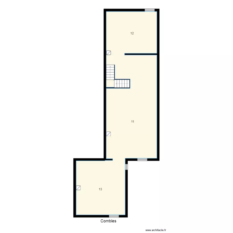 174450 STECHER. Plan de 