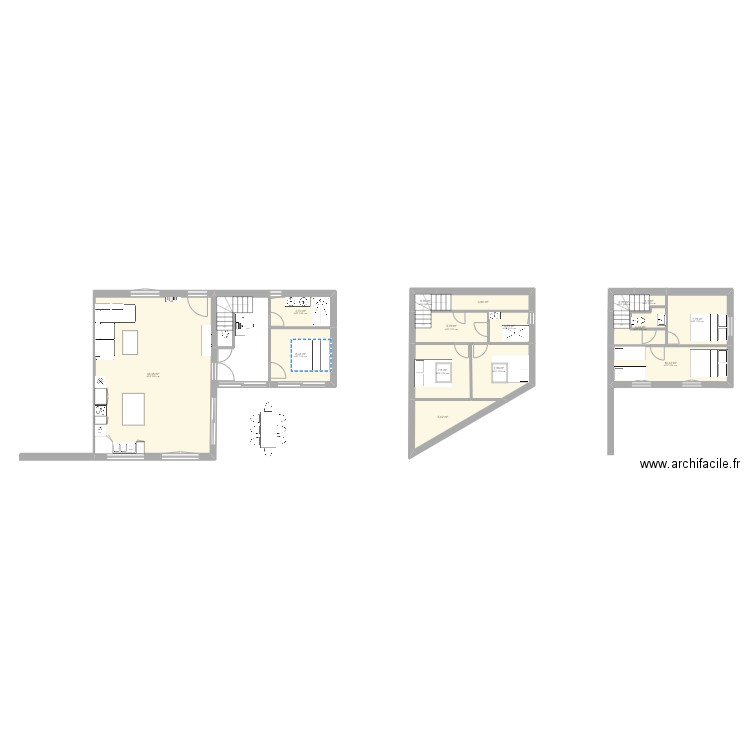 CAVALAIRE_base 0. Plan de 15 pièces et 119 m2