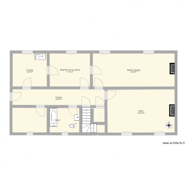 Plan appartement Joffre. Plan de 0 pièce et 0 m2