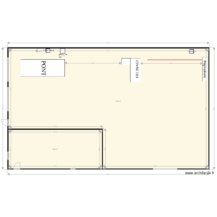 22MBLF. Plan de 0 pièce et 0 m2