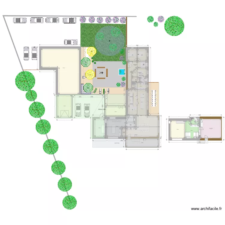 maison flowers 2. Plan de 