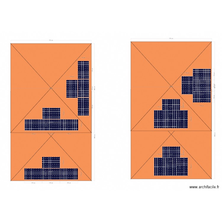 Panneaux solaires. Plan de 0 pièce et 0 m2