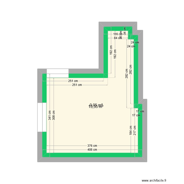 Durand - Doublage sur existant. Plan de 0 pièce et 0 m2