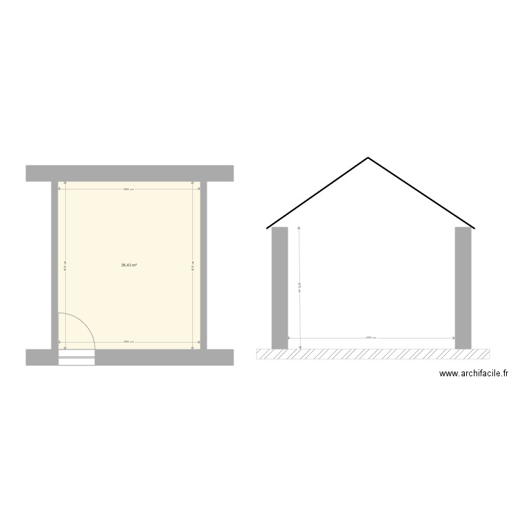 plan masse grange. Plan de 0 pièce et 0 m2