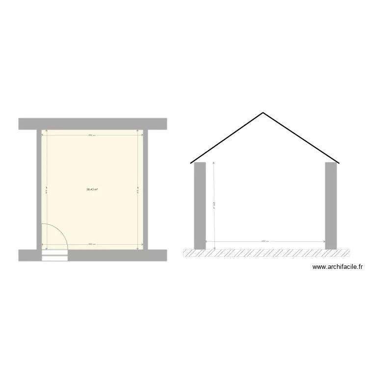 plan masse grange. Plan de 