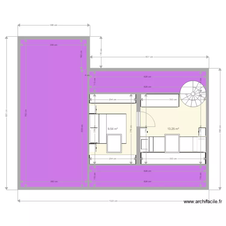 st lu 3eme etage. Plan de 
