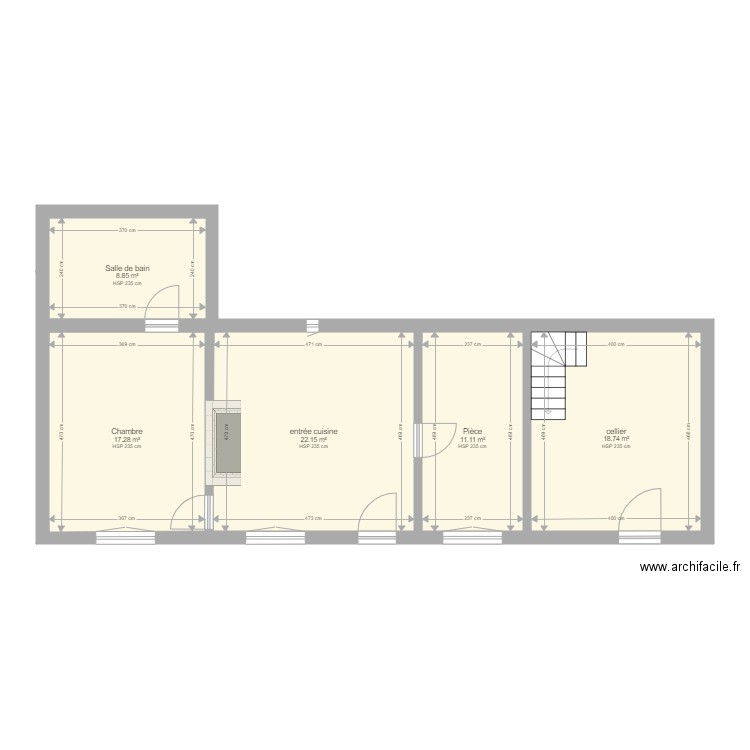 lintot rez de chaussée. Plan de 0 pièce et 0 m2