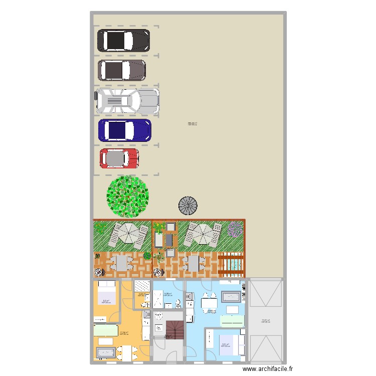 Maison Vire RDC. Plan de 0 pièce et 0 m2