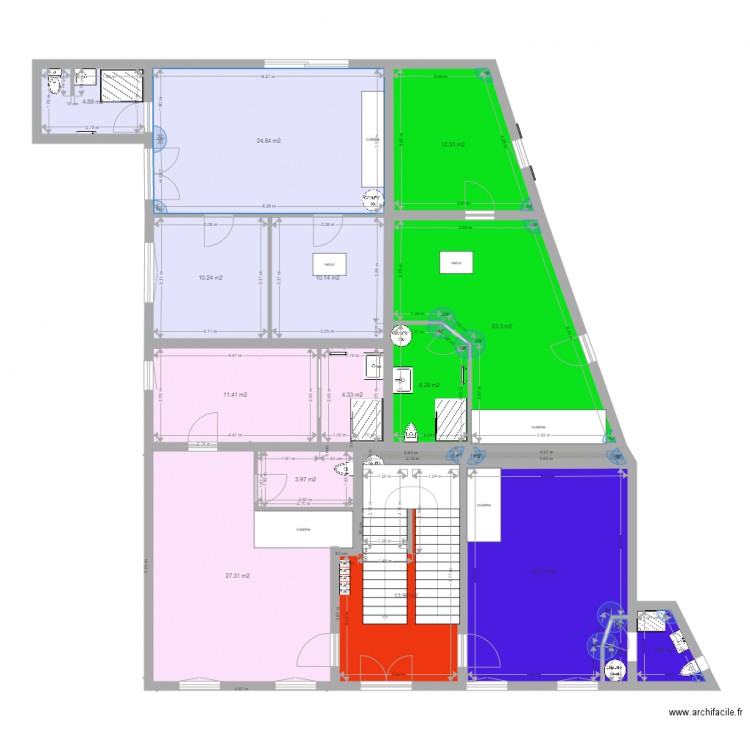 rdc . Plan de 0 pièce et 0 m2