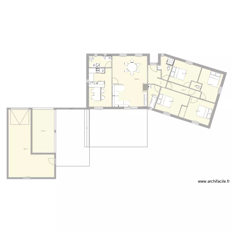 GAREOULT 125. Plan de 