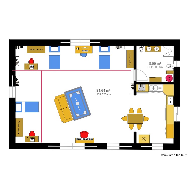 maison style japonais. Plan de 0 pièce et 0 m2