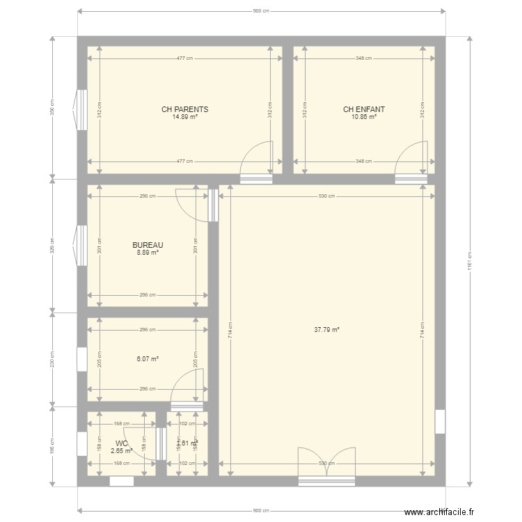 RDC PLAN ZALIHA. Plan de 0 pièce et 0 m2