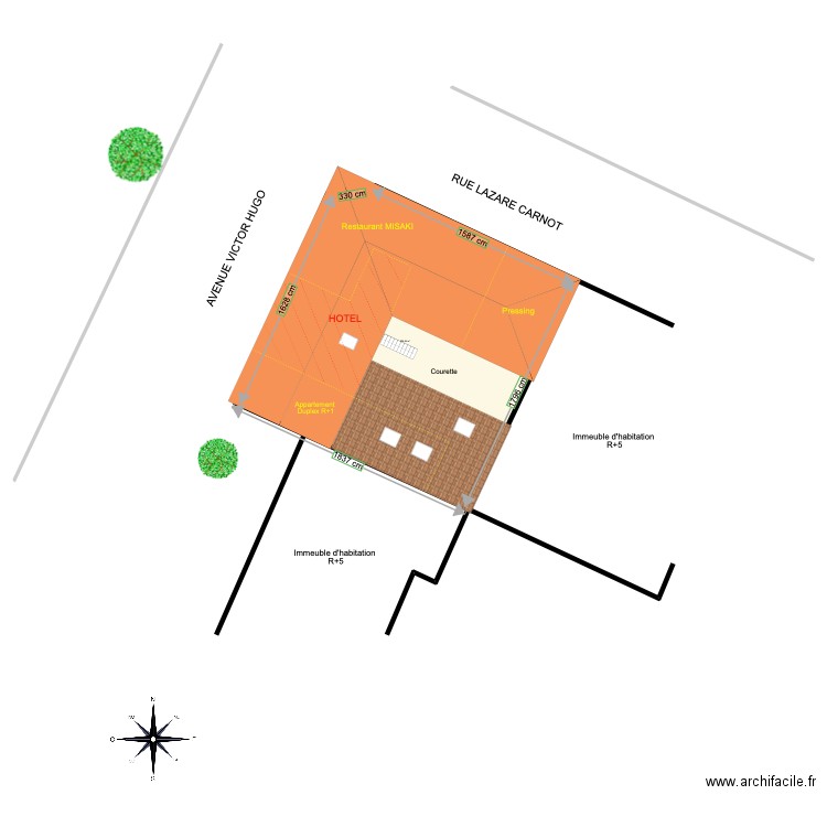 hotel2. Plan de 0 pièce et 0 m2