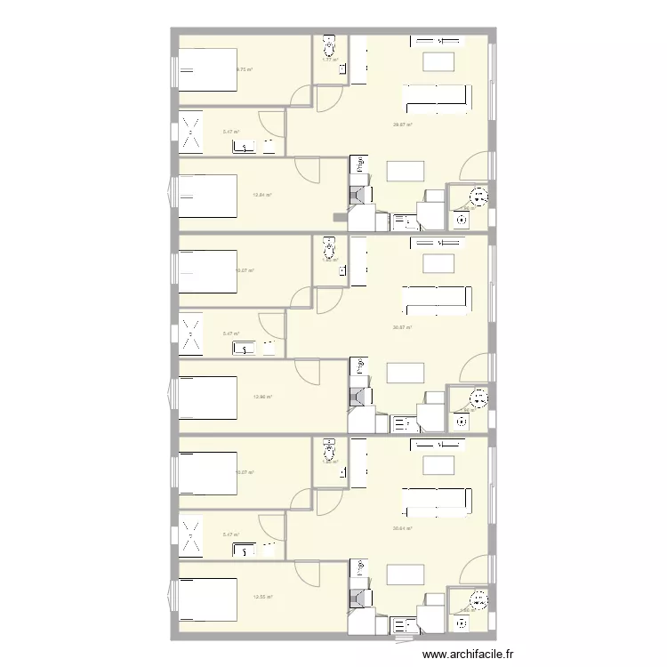 plan maison 3 60m2. Plan de plan maison 3 60m2. Plan de