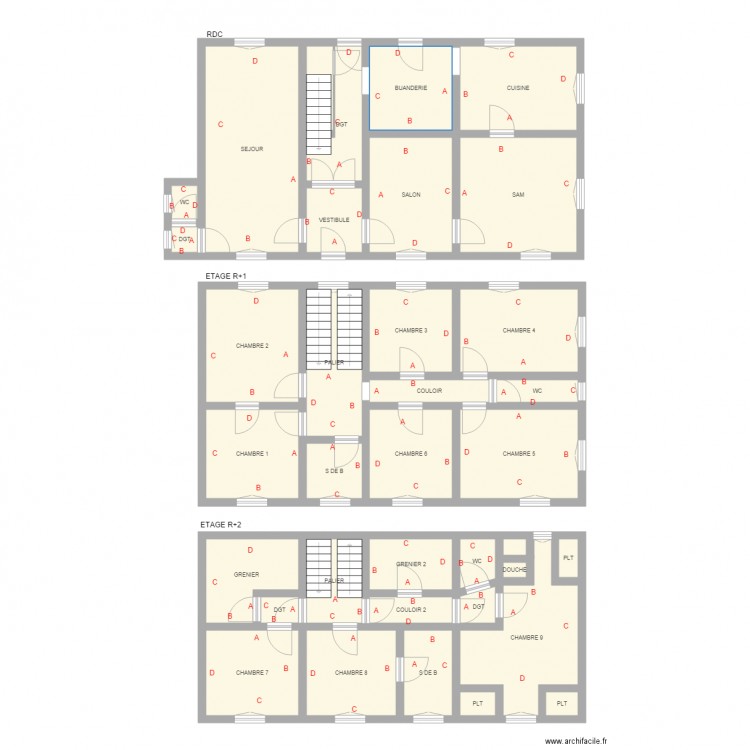 JOHN MAISON 1. Plan de 0 pièce et 0 m2