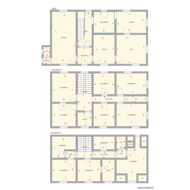 JOHN MAISON 1. Plan de JOHN MAISON 1. Plan de