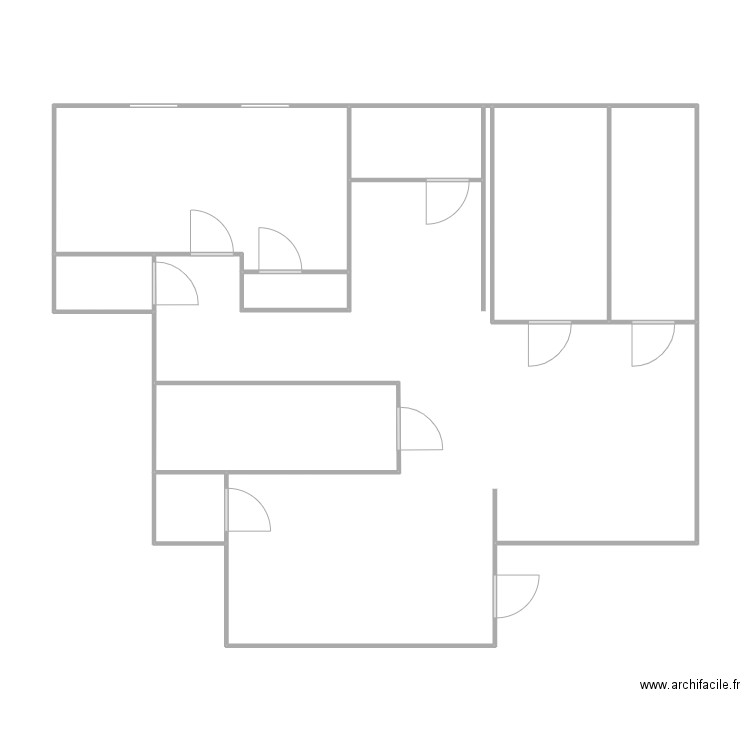 mangerlocal2. Plan de 9 pièces et 96 m2