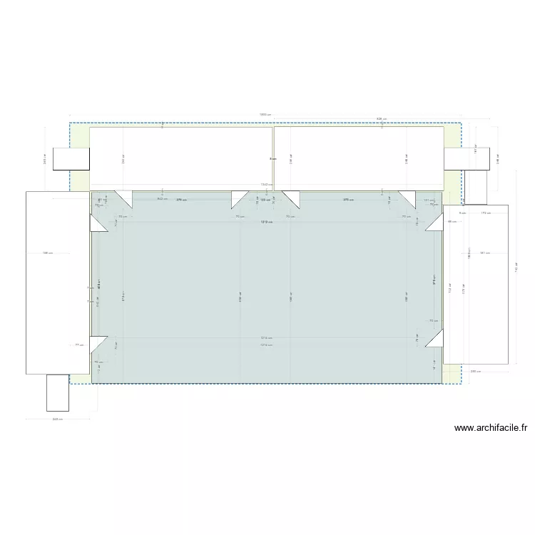 perenco wc 150m2. Plan de 