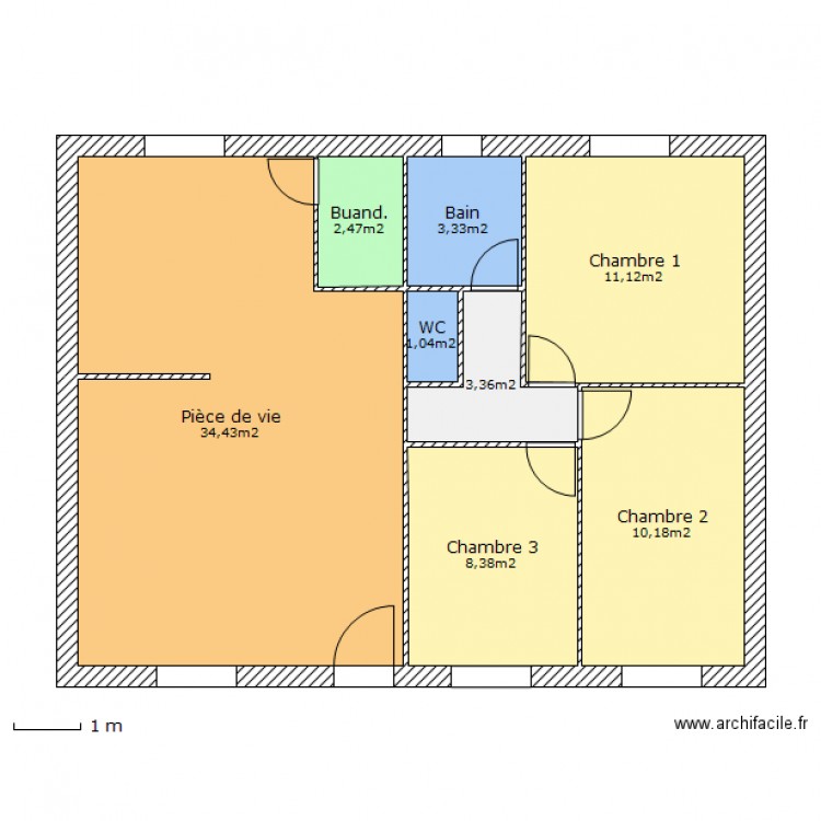 Elodie 4bis - SABATIER. Plan de 0 pièce et 0 m2