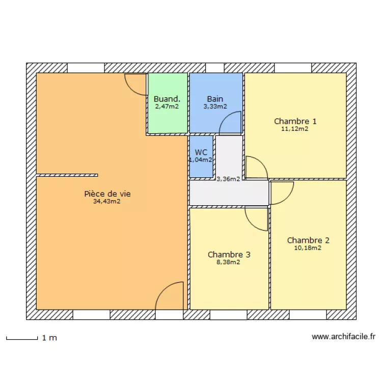 Elodie 4bis - SABATIER. Plan de 