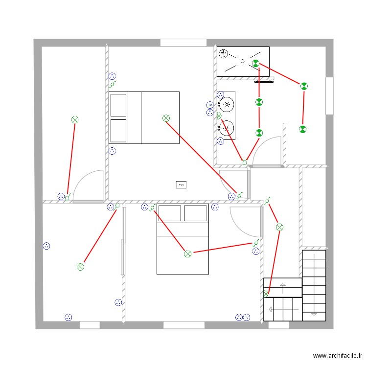 francs r1. Plan de 0 pièce et 0 m2